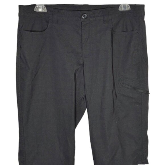 Eddie Bauer Rainier Cinchable Capris - Black - 12 - Picture 4 of 10